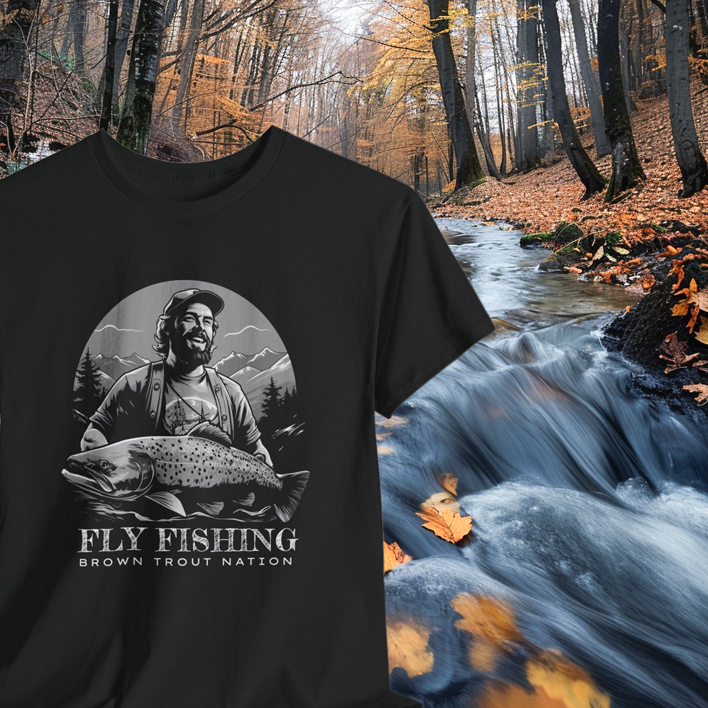 Triko Pstruh potoční muška BTRM2