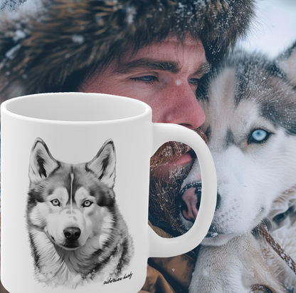 Hrnek Sibiřský husky HUS1